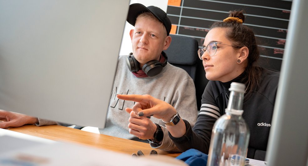 Zusammenarbeit im Team von weitkamp marketing