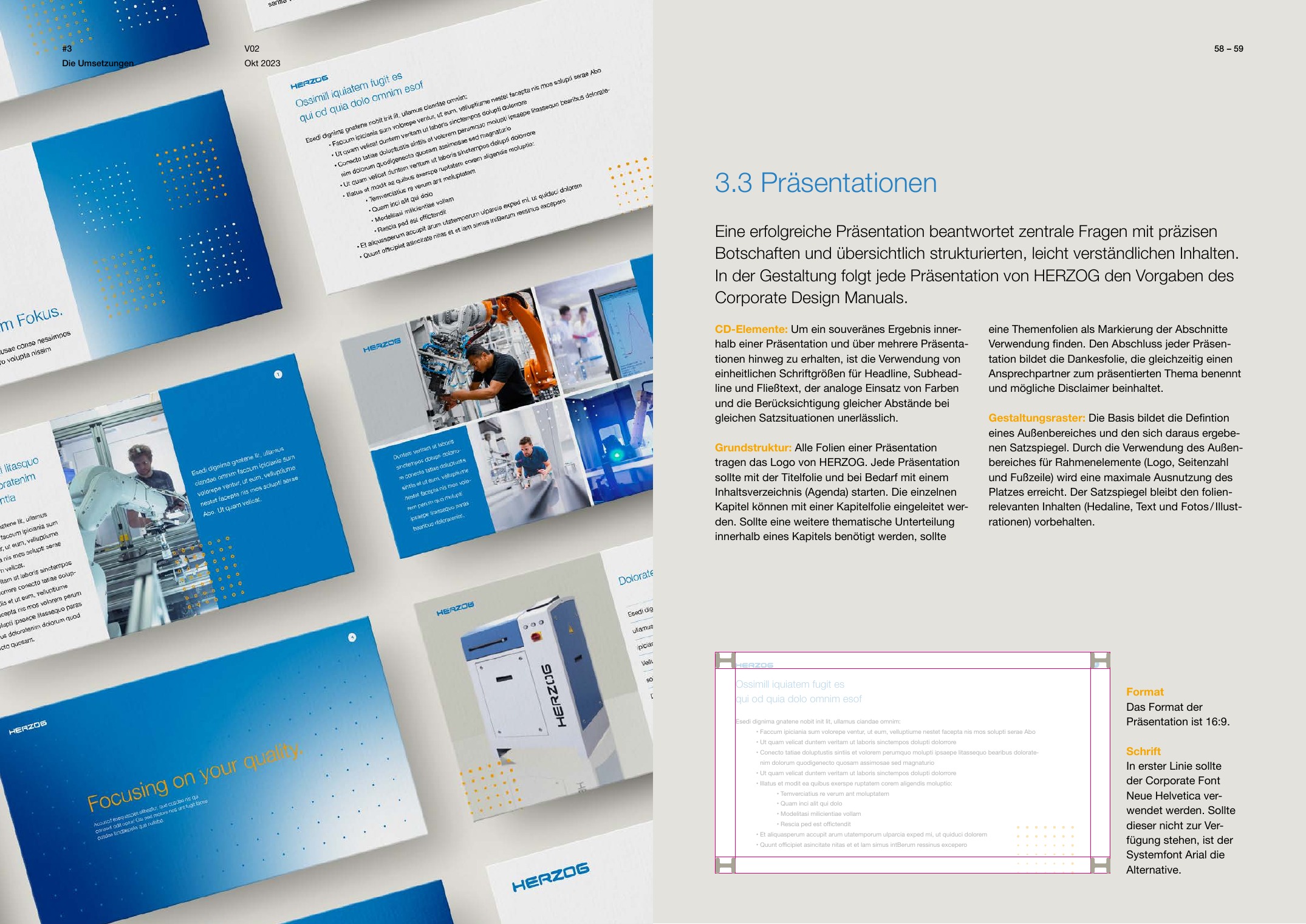 HERZOG: Corporate Design · Anwendungen