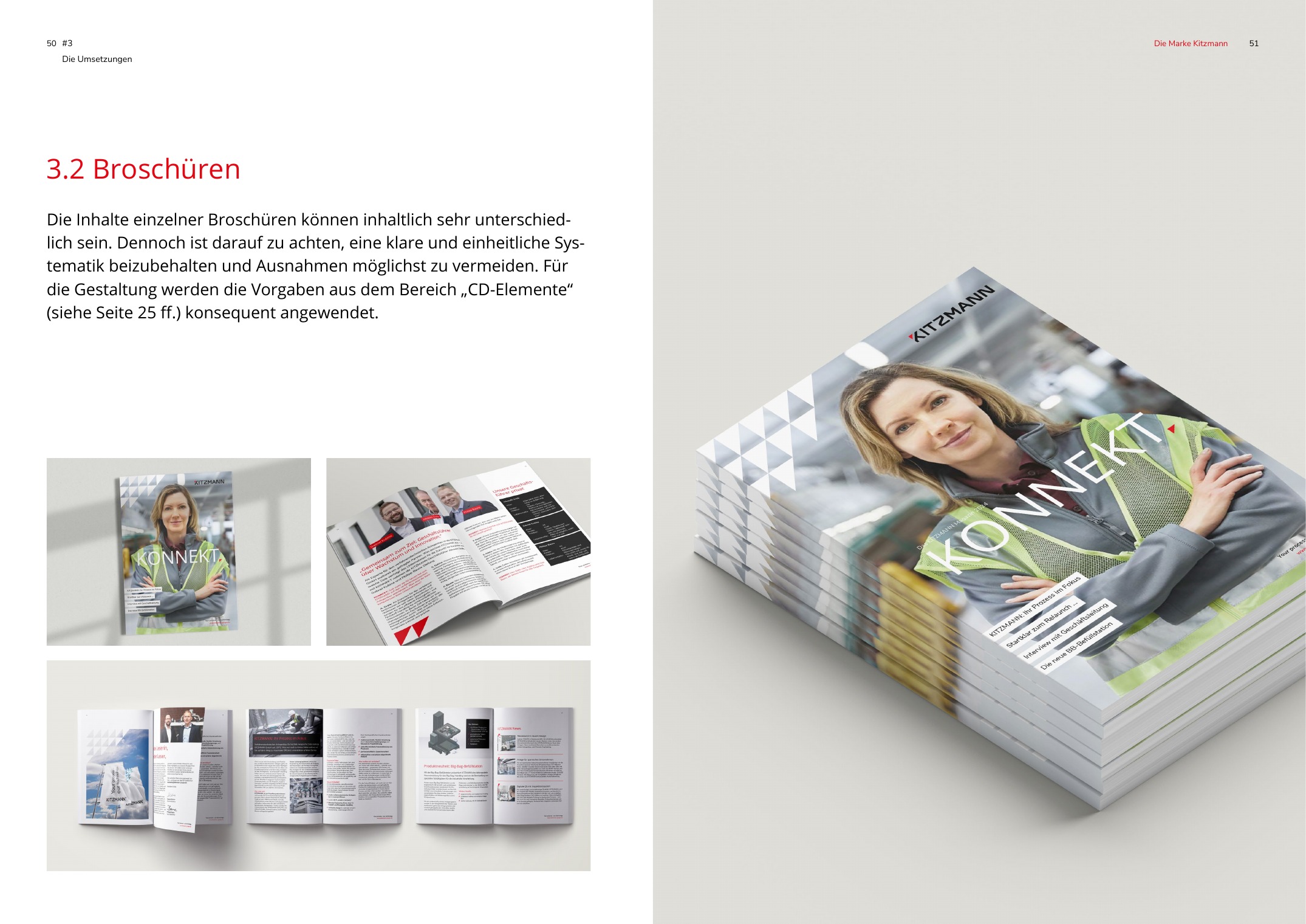Kitzmann: Corporate Design · Broschüre