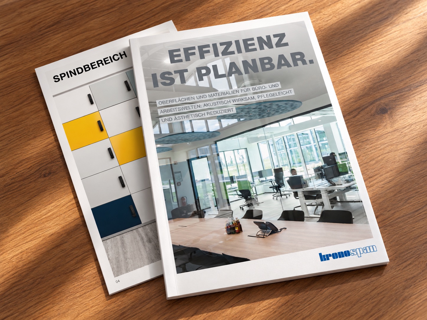 Kronospan Office-Broschüre: Effizienz ist planbar – Materialien für Büro- und Arbeitswelten